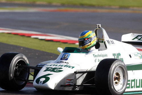 Bruno Senna prueba maquinaria de los 80