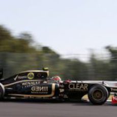 Romain Grosjean clasificó quinto en Japón