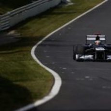 Pastor Maldonado prueba los duros en los Libres 3