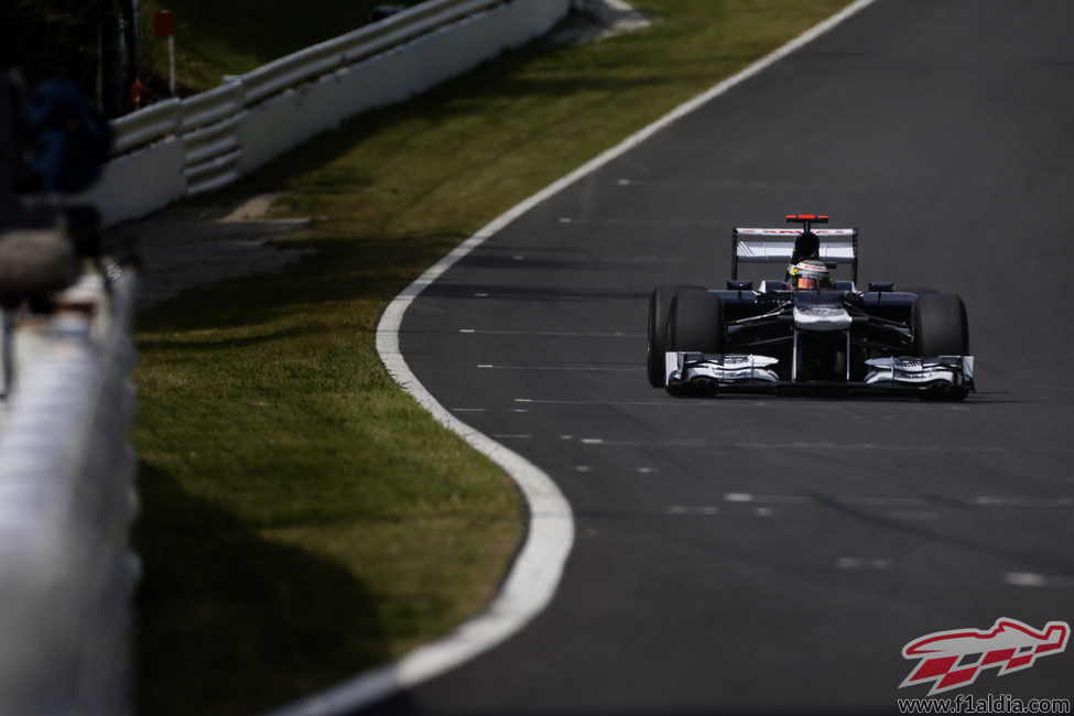 Pastor Maldonado prueba los duros en los Libres 3