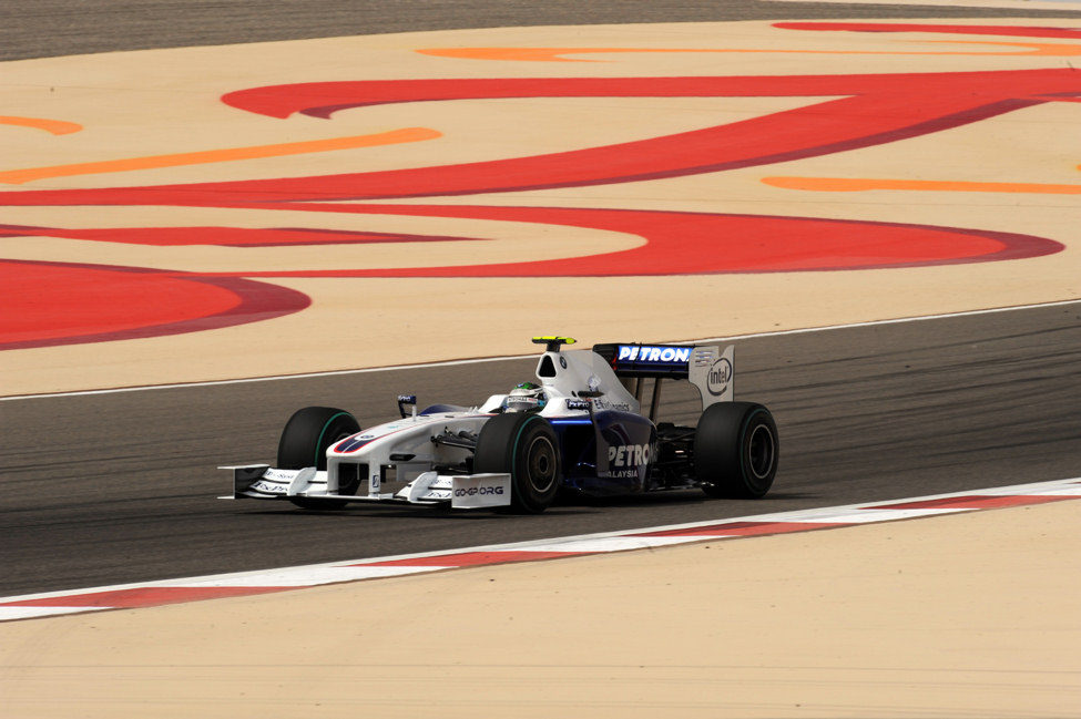 Heidfeld durante la clasificación