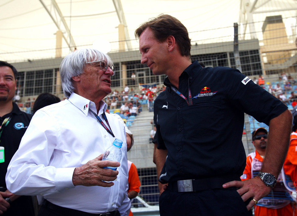 Horner y Ecclestone 