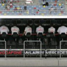 El muro de McLaren