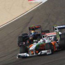 Sutil pugna con Heidfeld