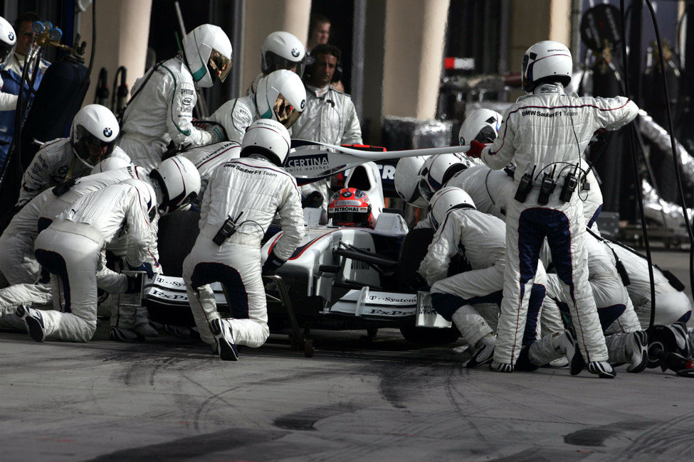 Kubica hace una parada