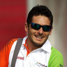 Giancarlo Fisichella en Barcelona