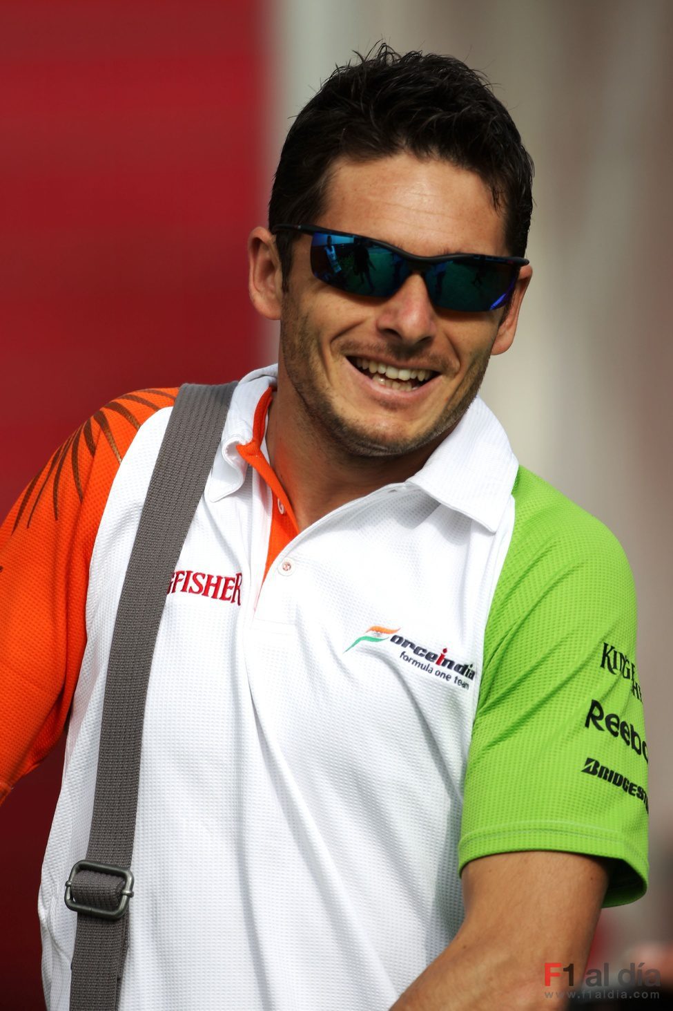 Giancarlo Fisichella en Barcelona