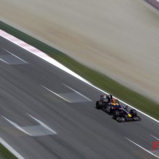 Mark Webber clasifica en Barcelona