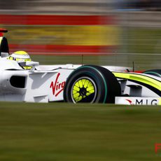 Jenson Button clasificando