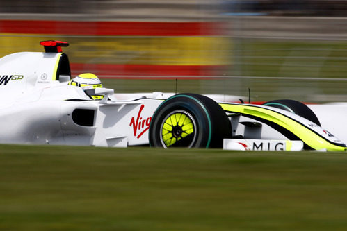 Jenson Button clasificando