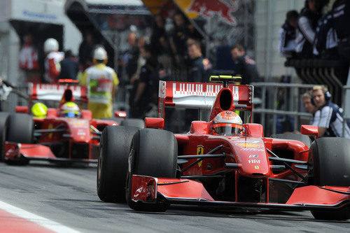 Massa y Raikkonen en España 2009