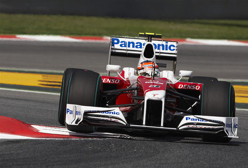 Timo Glock en Montmeló