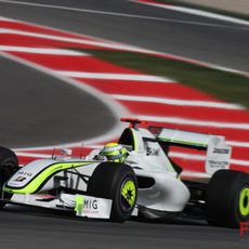 Jenson Button en Montmeló