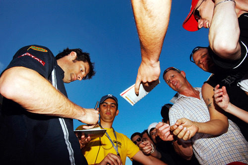 Mark Webber en Montmeló