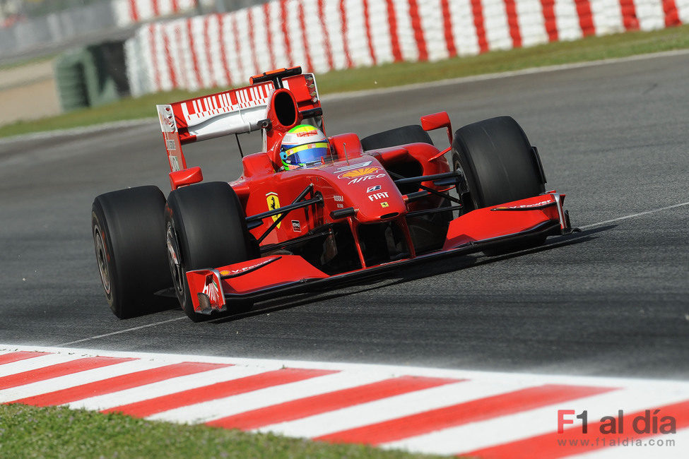 Felipe Massa en Montmeló