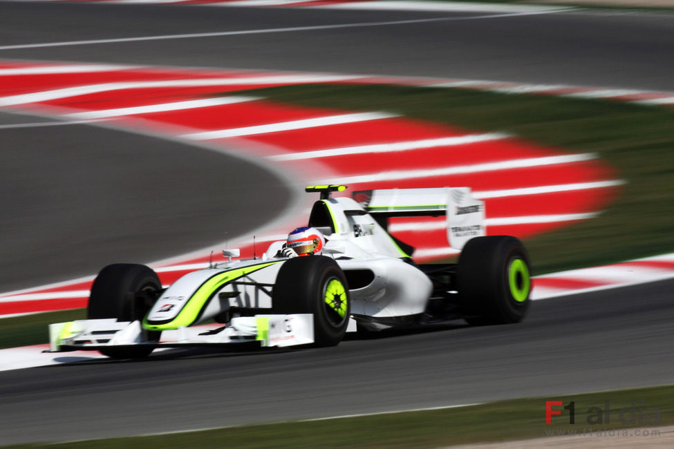 Rubens Barrichello en Montmeló