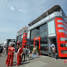 Paddock de Ferrari