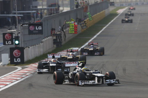 Los Williams ruedan por delante de Toro Rosso