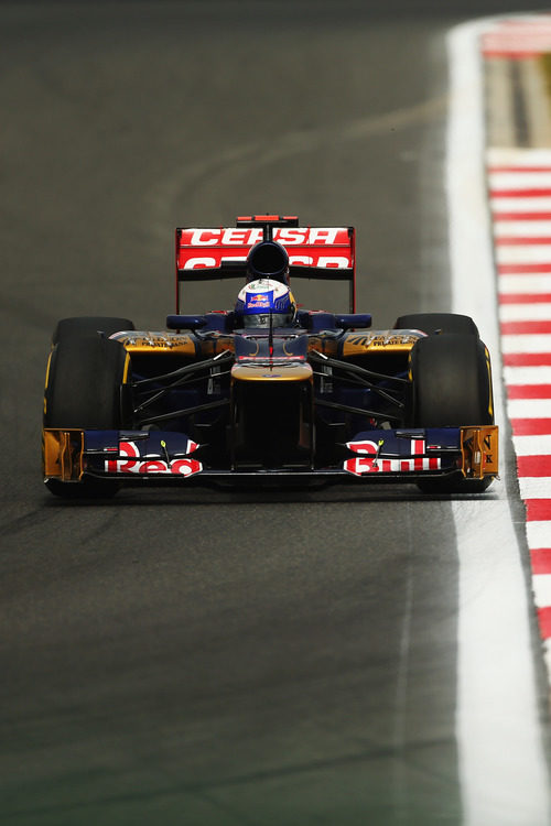 El STR7 de Daniel Ricciardo en el GP de Corea 2012