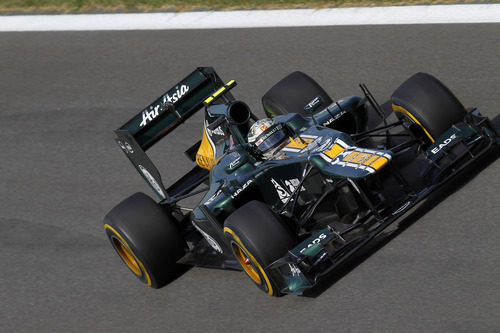 Giedo Van der Garde a bordo del Caterham en los libres de Corea