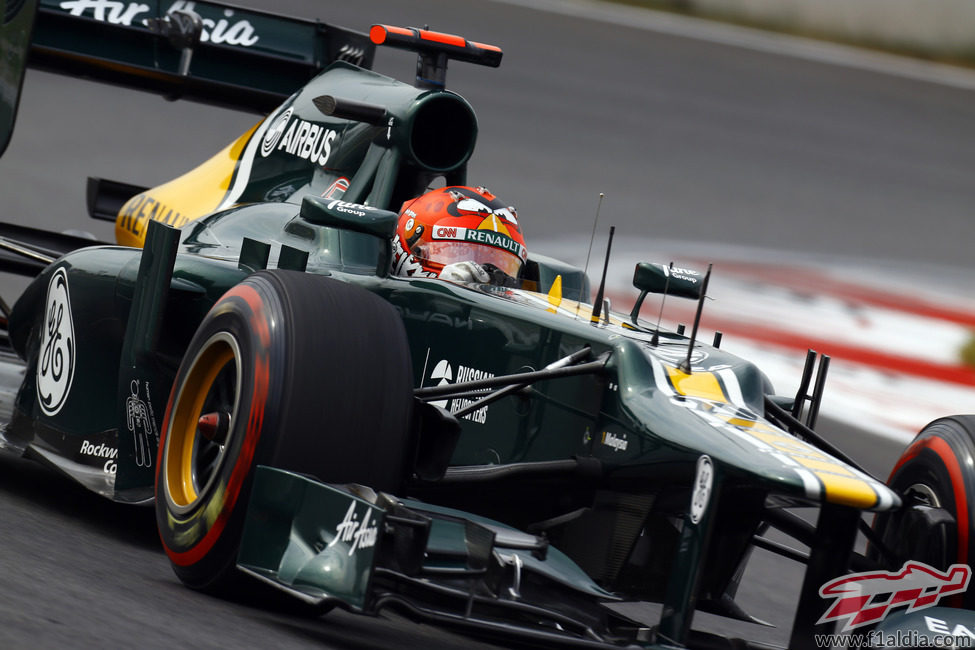 Heikki Kovalainen clasifica con los superblandos durante la Q1