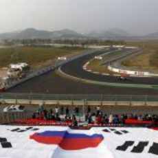 Un Caterham en el circuito de Yeongam, en Corea del Sur