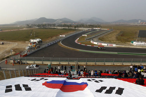 Un Caterham en el circuito de Yeongam, en Corea del Sur