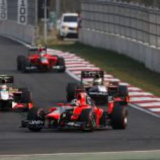 Lucha entre HRT y Marussia