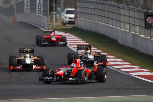 Lucha entre HRT y Marussia