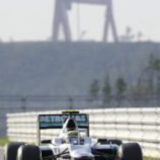 Nico Rosberg en vuelta de formación