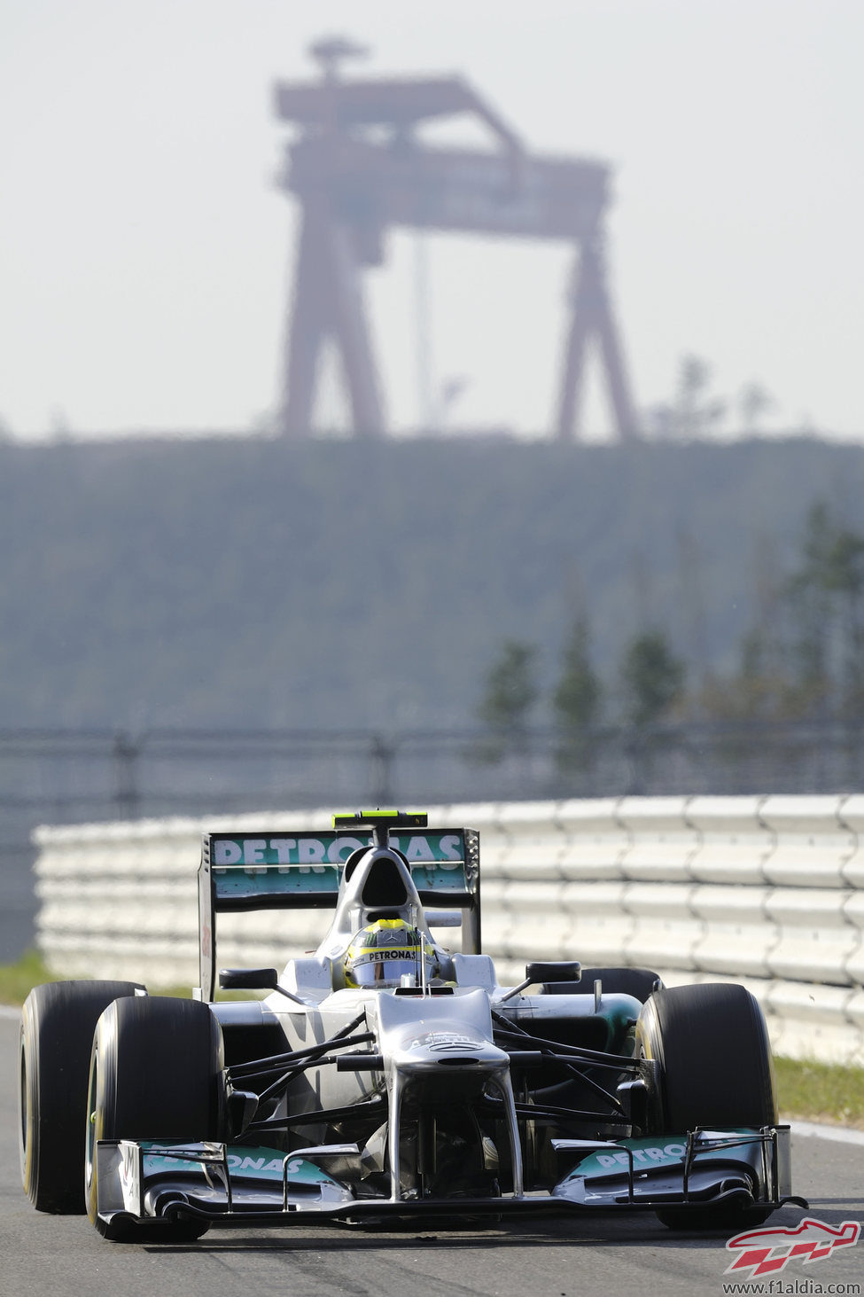 Nico Rosberg en vuelta de formación