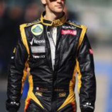 Romain Grosjean en el GP de Corea 2012