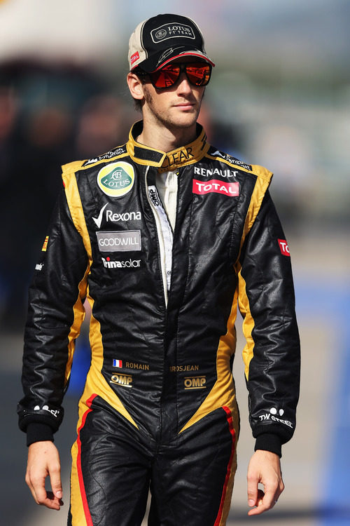 Romain Grosjean en el GP de Corea 2012
