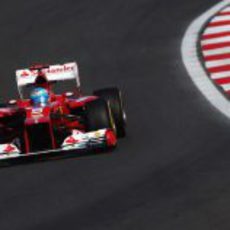 Alonso rueda en los libres del GP de Corea 2012