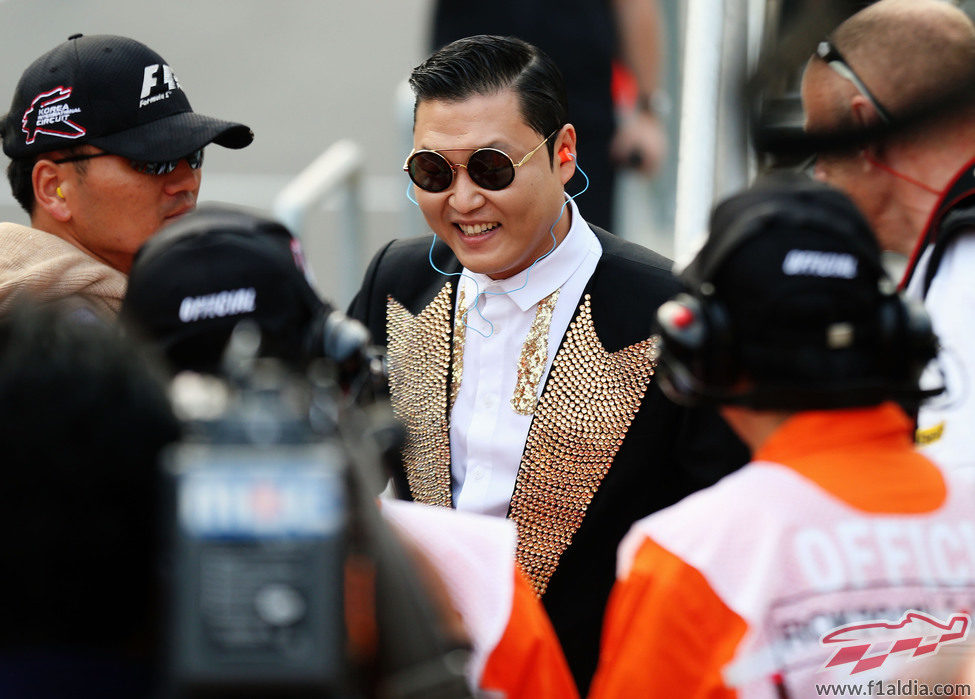 PSY en el GP de Corea 2012