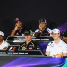 Rueda de prensa de la FIA el jueves en India