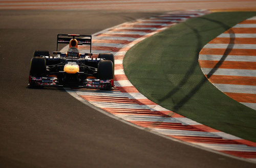 Sebastian Vettel, el más rápido en la jornada del viernes en India