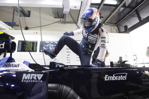 Valtteri Bottas se sube al FW34 en India