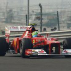 Felipe Massa rueda en el Buddh International Circuit