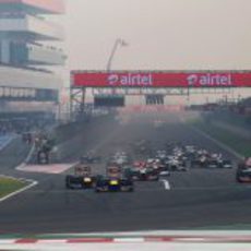 Salida del GP de India 2012