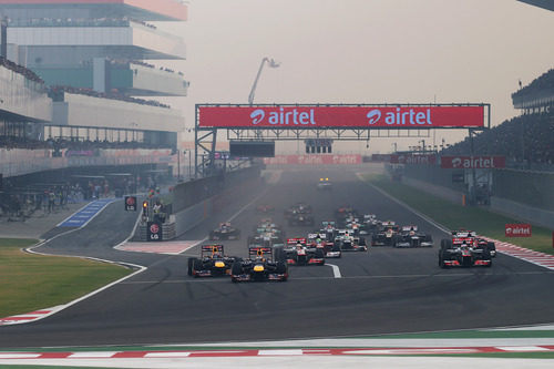 Salida del GP de India 2012