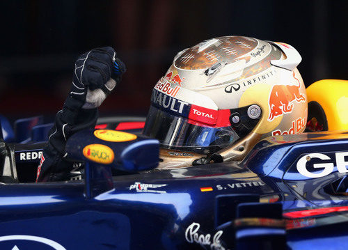 Sebastian Vettel gana del GP de India 2012