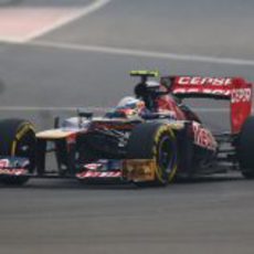 Jean-Eric Vergne trata de mejorar sus tiempos en India