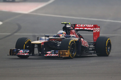 Jean-Eric Vergne trata de mejorar sus tiempos en India