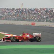 Felipe Massa finaliza sexto el GP de India 2012