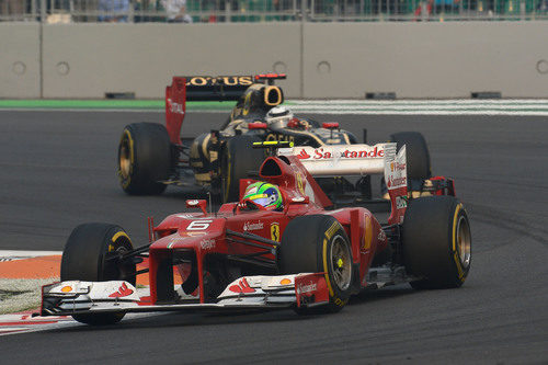 Felipe Massa mantuvo a raya a Kimi Räikkönen durante toda la carrera