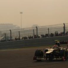 Romain Grosjean terminó noveno en India