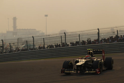 Romain Grosjean terminó noveno en India