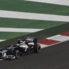 Bruno Senna logró un punto en el GP de India 2012