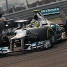 Nico Rosberg luchó con los Williams por entrar en los puntos